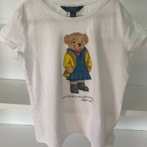 Polo Ralph Lauren M (8-10) Bear Graphic T-Shirt